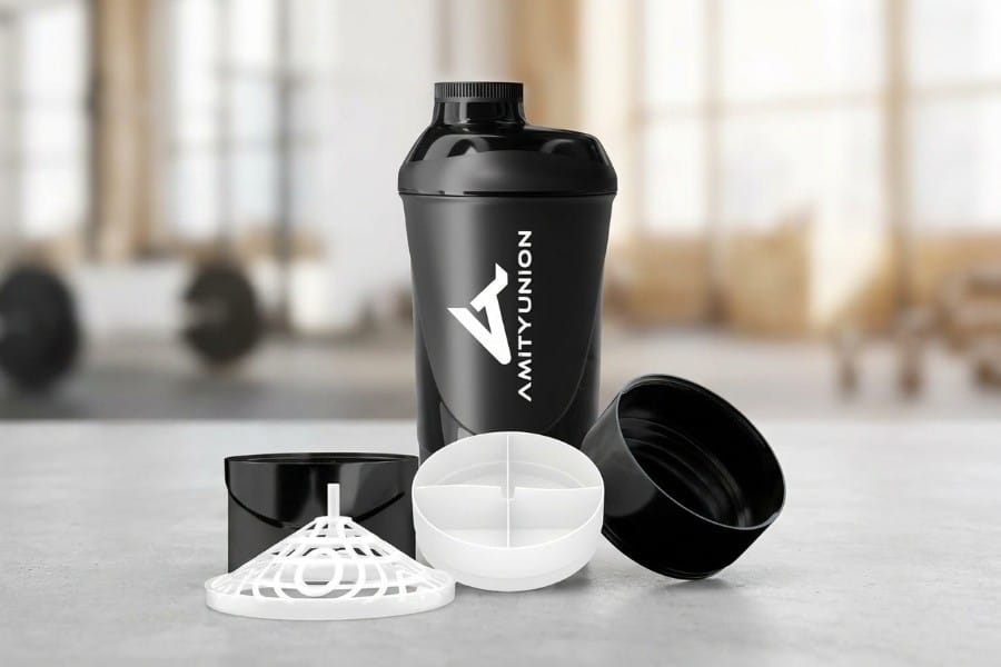 AMITYUNION Protein Shaker Deluxe 700 ml