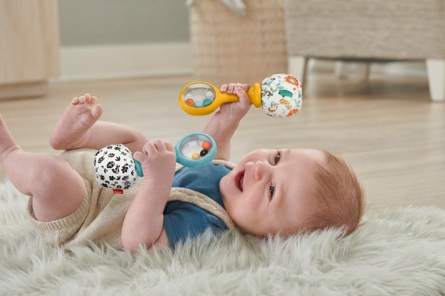Fisher-Price Hochet pour bébé Mes Premiers Maracas