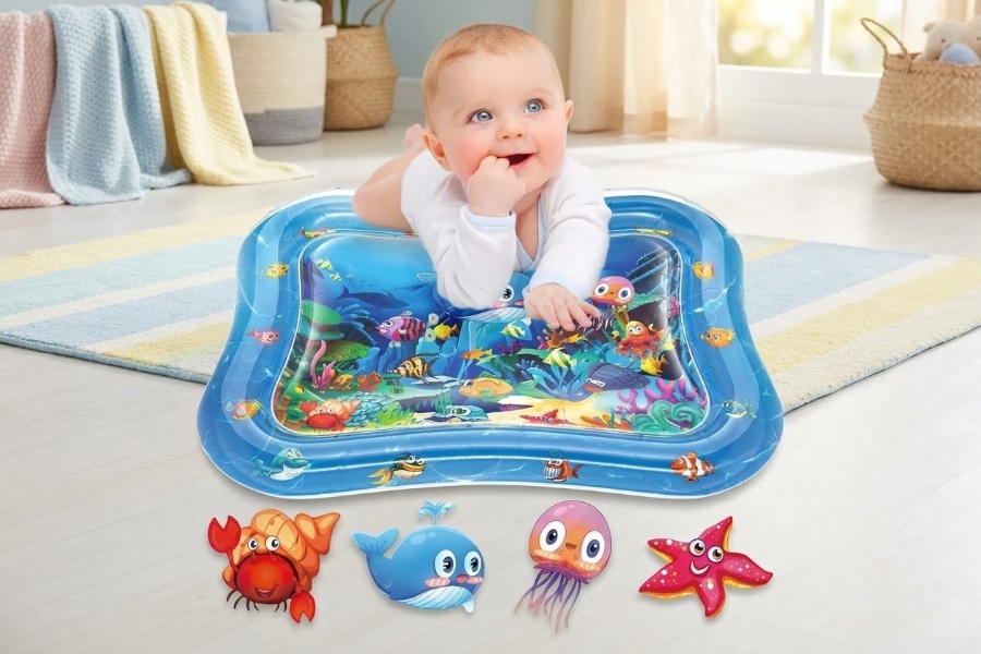 Infinno Inflatable Tummy Time Water Play Mat