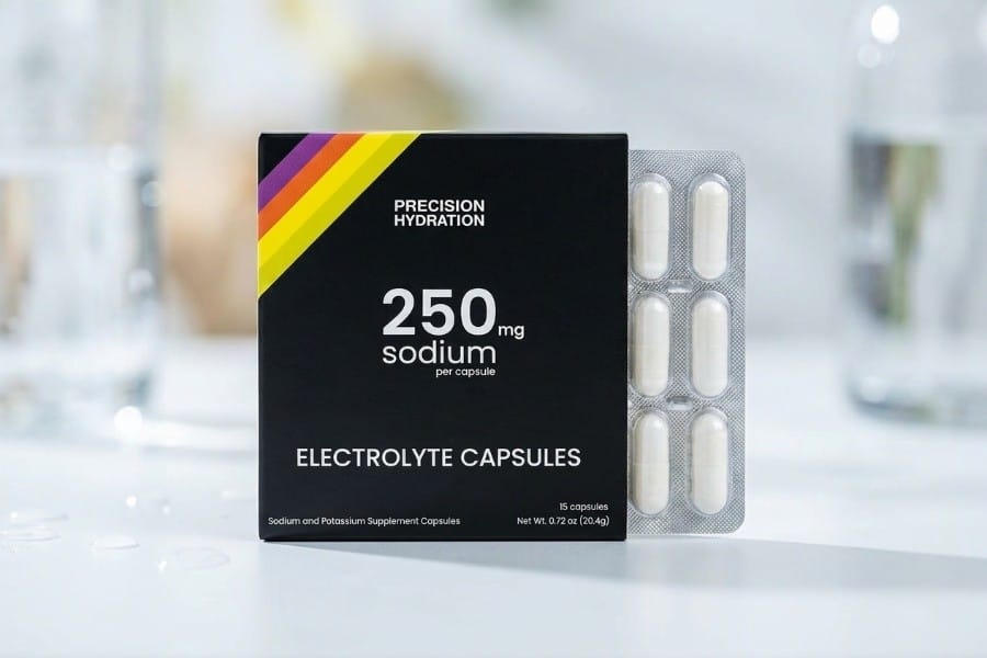 Precision Hydration Capsules Électrolytiques
