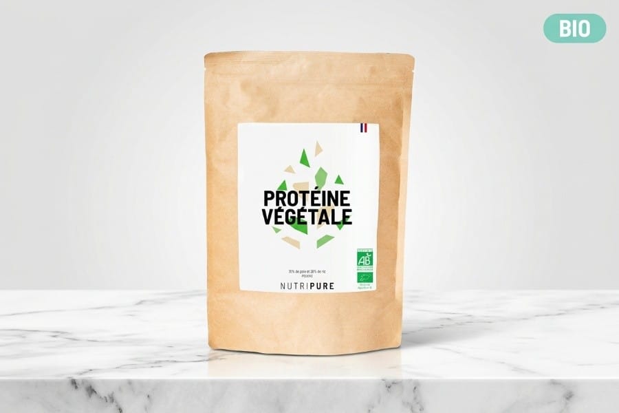 Proteine vegetale bio Nutripure complément alimentaire