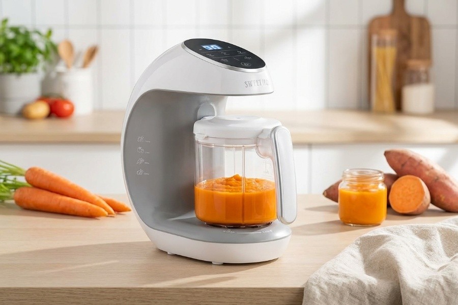 Sweety Fox Cuiseur Mixeur Multifunktions 7-in-1 pour bébé