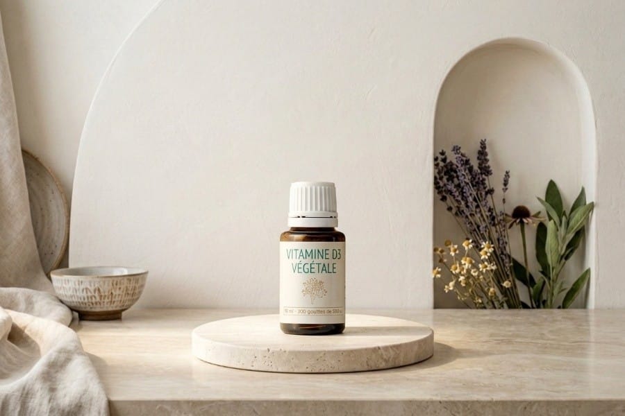 Vitamine D3 végétale de lichen boréal à l'huile de colza bio Vitamine D3 végétale de lichen boréal à l'huile de colza bio